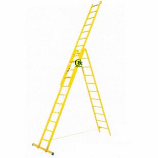 5-12米玻璃钢绝缘单升降人字梯伸缩人字合梯单面升降登高梯子