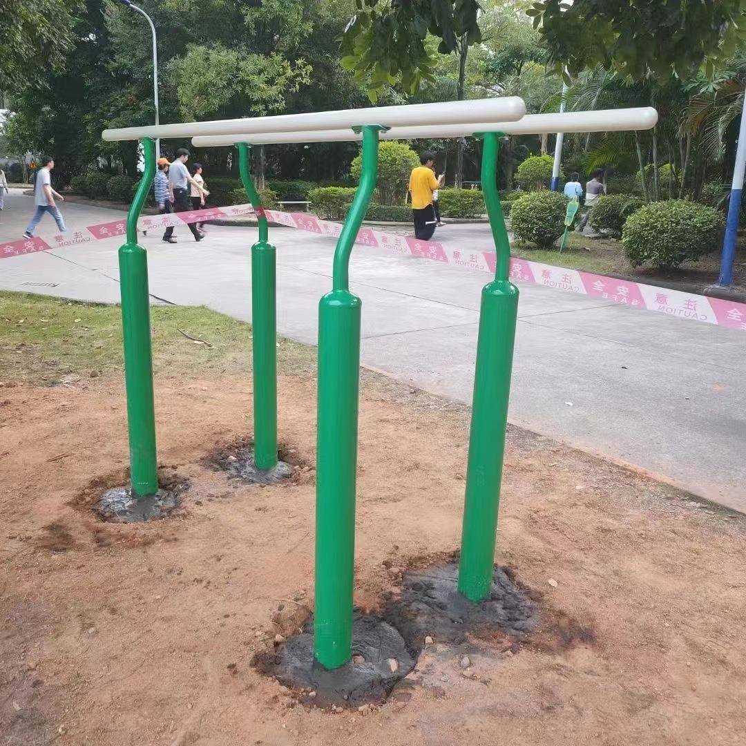 公园健身器材室外双杠埋地双杠小区健身路径燃脂瘦腿