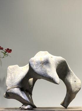 太湖石观赏摆件石英石墨石玲珑石盆景奇石天然原石头鱼缸造景石