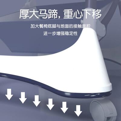 卡曼儿童餐椅家用婴儿吃饭可折叠坐躺学坐座椅E101pro宝宝餐桌椅