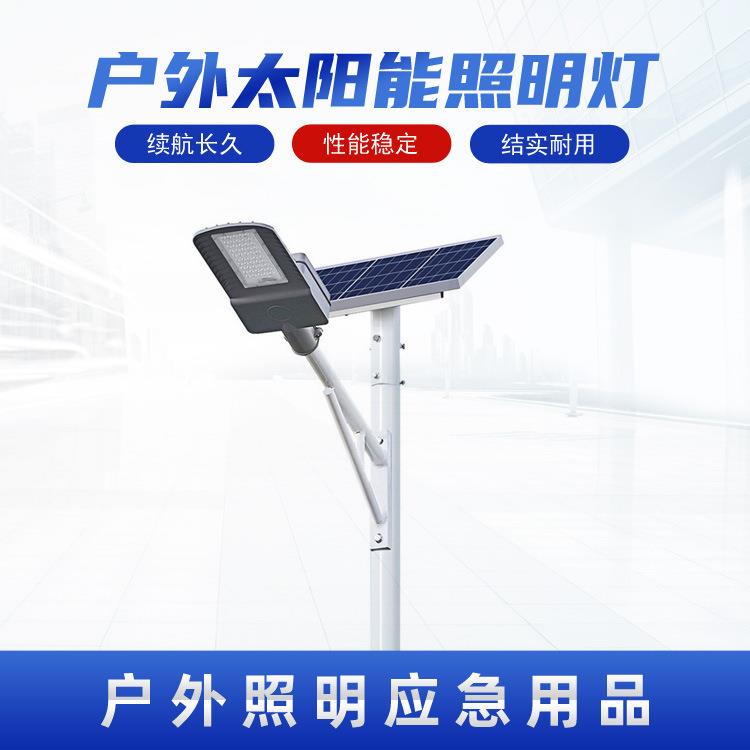 户外太阳能照明灯新农村道路太阳能灯可调节带灯杆防水照射灯