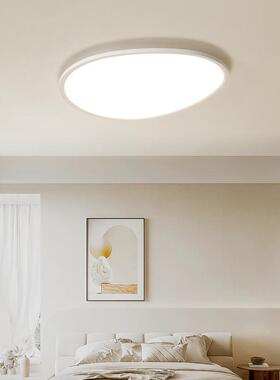 卧吸顶灯现代简约极简主灯书房e主卧989室灯护眼l间d高亮房中山灯