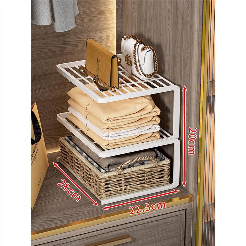 衣柜分割神器衣橱书桌收纳置物架