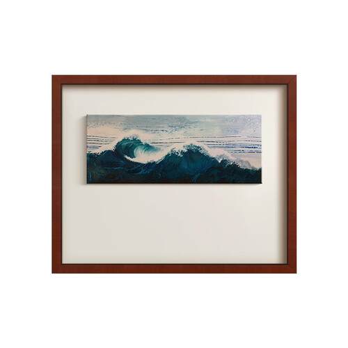 山海》现代法式复古高级感客厅风景装饰画中古风餐厅玄关艺术挂画