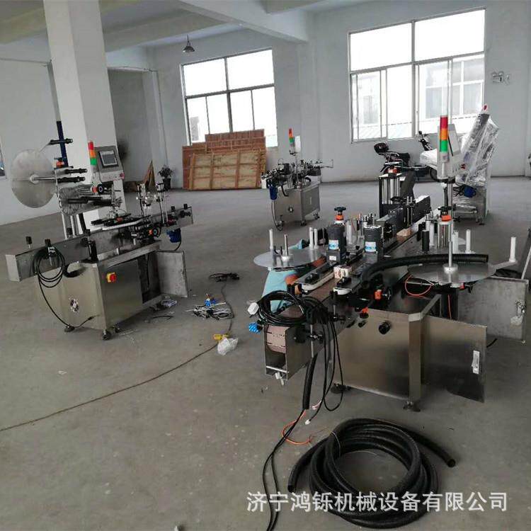 加快3面工业贴标机玻璃酒瓶弧面贴标机酒瓶快速贴标机