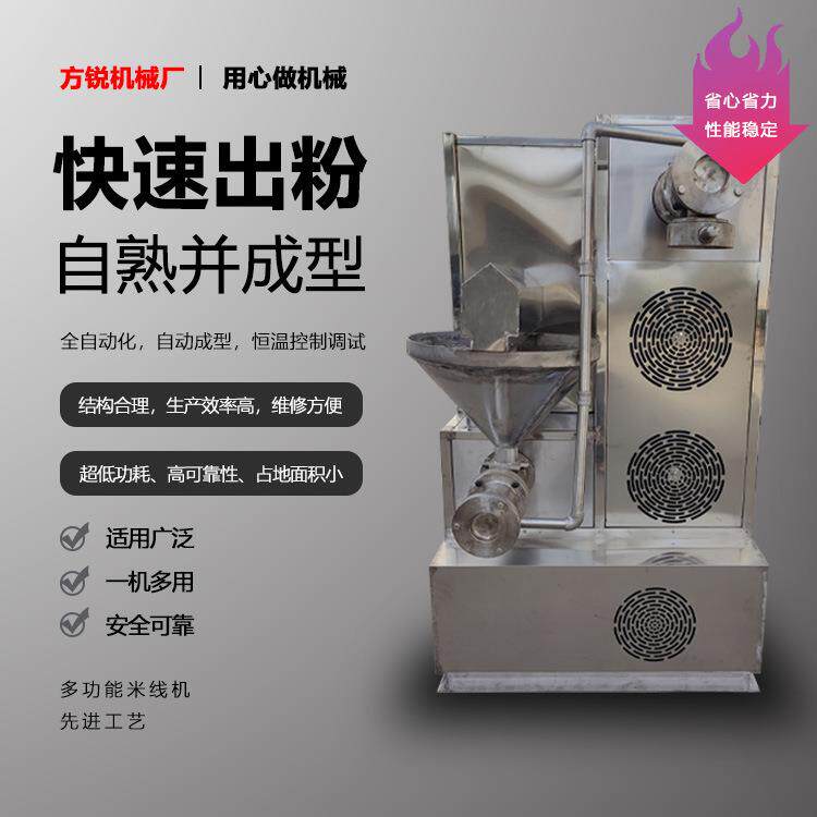 方锐厂家全自动玉面碴子杂粮面条机多功能米粉米线机荞麦面机