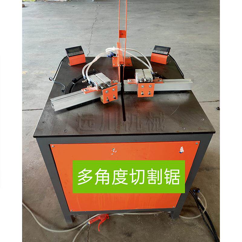 铝型材切角机 任意角度晶瓷画切割锯 气动款发泡木框晶瓷画切角机