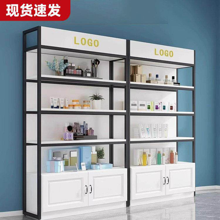 货架展示架多层美甲置物架美容院宠物店展柜化妆品产品样品展示柜