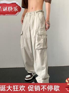 Women Cargo Straight Baggy Pants for Men Sweatpants Joggers