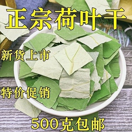 荷叶茶微山湖片正宗荷叶新鲜天然野生干500g荷叶泡茶荷叶