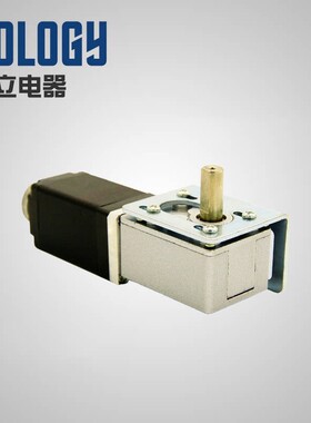Nology诺立电器 32-28蜗杆减速步进马达 51 自锁 直角