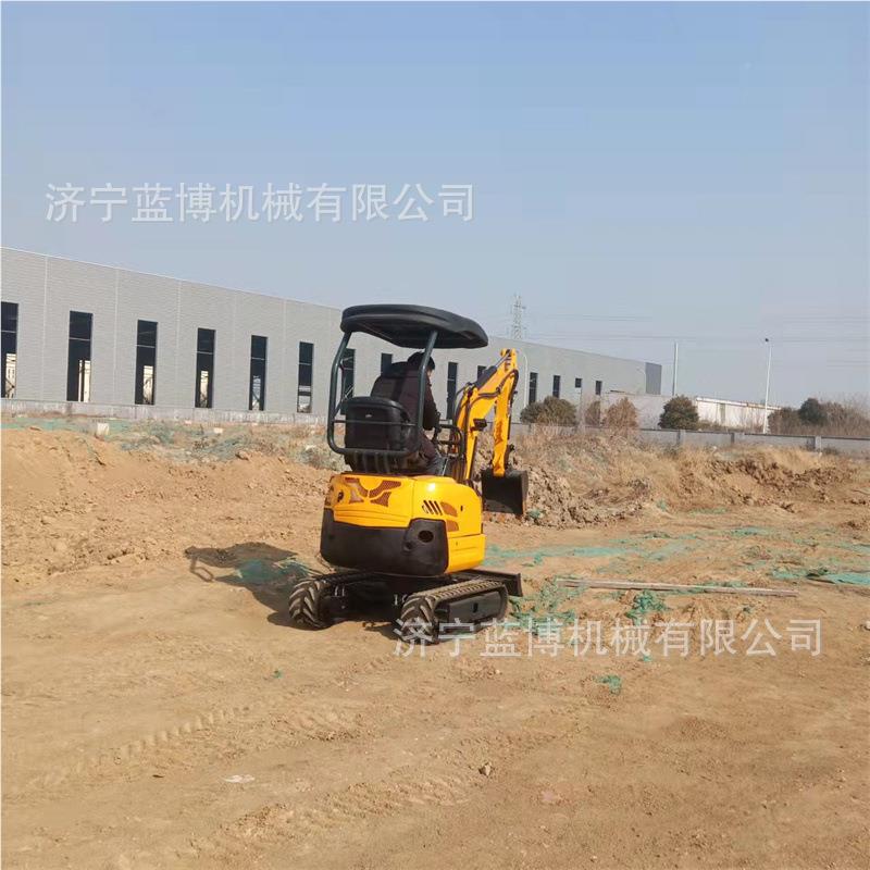 2吨履带式工程钩掘机家用土机 414用家用挖机液压破碎锤道路农挖