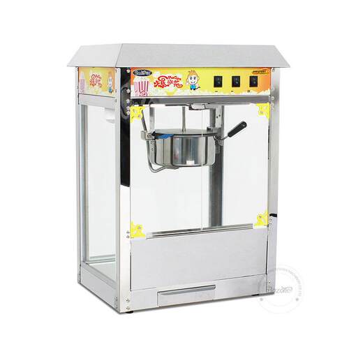 商用不锈钢爆米花机电热球形爆谷机全自动厂家直销定制