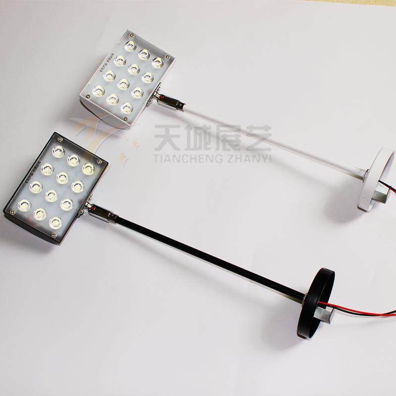 供应展览展示射灯LED12w长臂会展灯 欧规美规澳规英规 宽电压110V