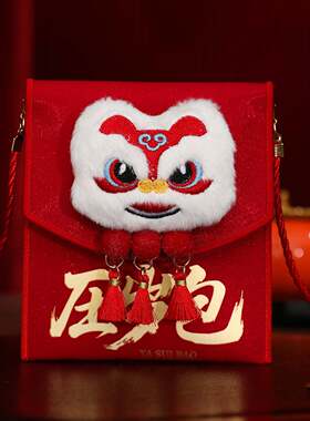 立体玩偶流苏红包 新年拜年挂饰布艺红包 新中式个性特色红包