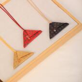 三角平安符香囊空袋香包diy成品随身婴儿护身装 朱砂挂件符袋端午