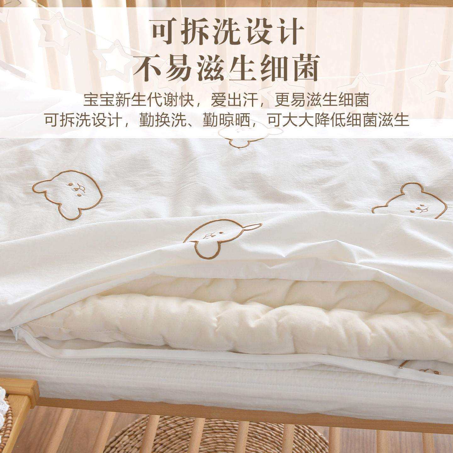 新生婴儿床褥垫宝宝童纯棉花加厚褥子幼儿园儿童午睡铺被垫子