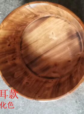 足浴盆泡脚桶家用加固洗脚多种手工实木木盆木质打磨手提尺寸冬天