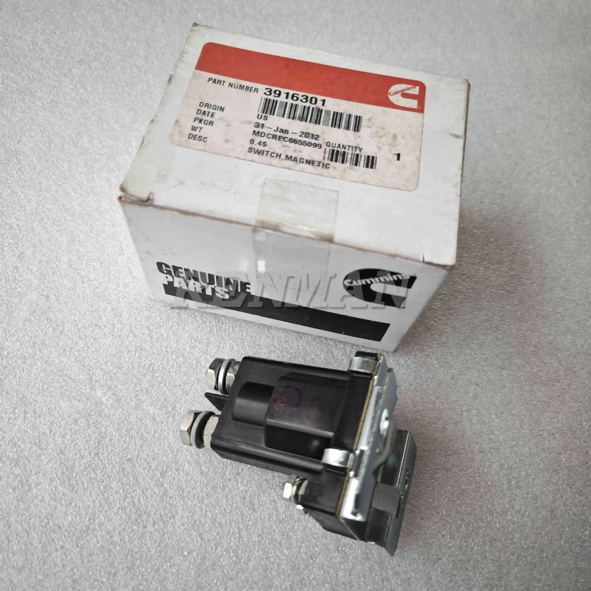 康明斯继电器3916301工程机械柴油机12V电磁开关继电器5265270