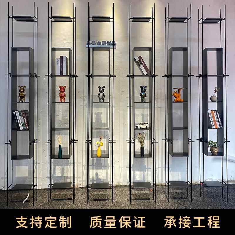 酒店嵌入式展示架轻简亚约不锈g-03可钢背奢克力背光柜制定