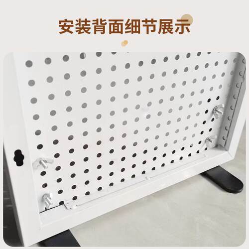 CZK整免打孔铁艺圆洞洞板面收纳 孔桌面收纳理架4墙0x60cm