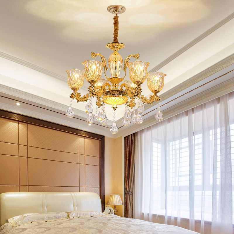 欧式吊灯客厅灯LED水晶大厅灯具锌合金卧室书房餐厅灯饰,家装灯饰光源,客厅吊灯,淘宝优惠券,粉丝福利购,淘宝优惠卷