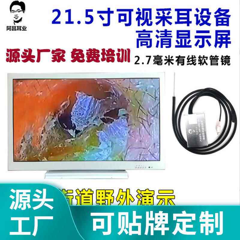 21.5寸可视采耳设备 街道户外高清显示器 野外演示软管镜检查仪器