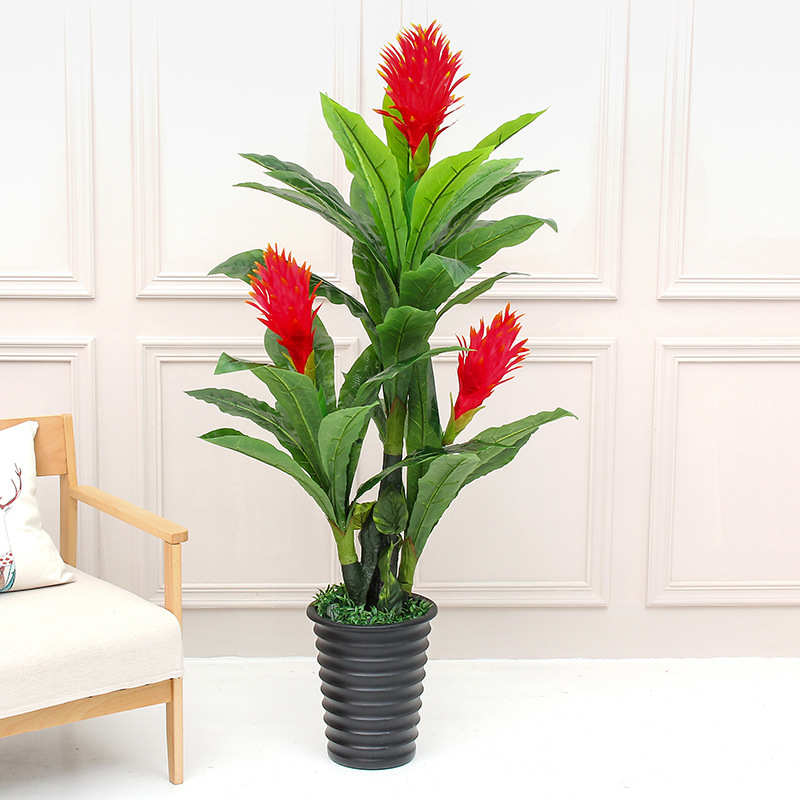 厂家直供仿真招财鸿运当头客厅大型绿植盆栽塑料仿真植物假树婚庆