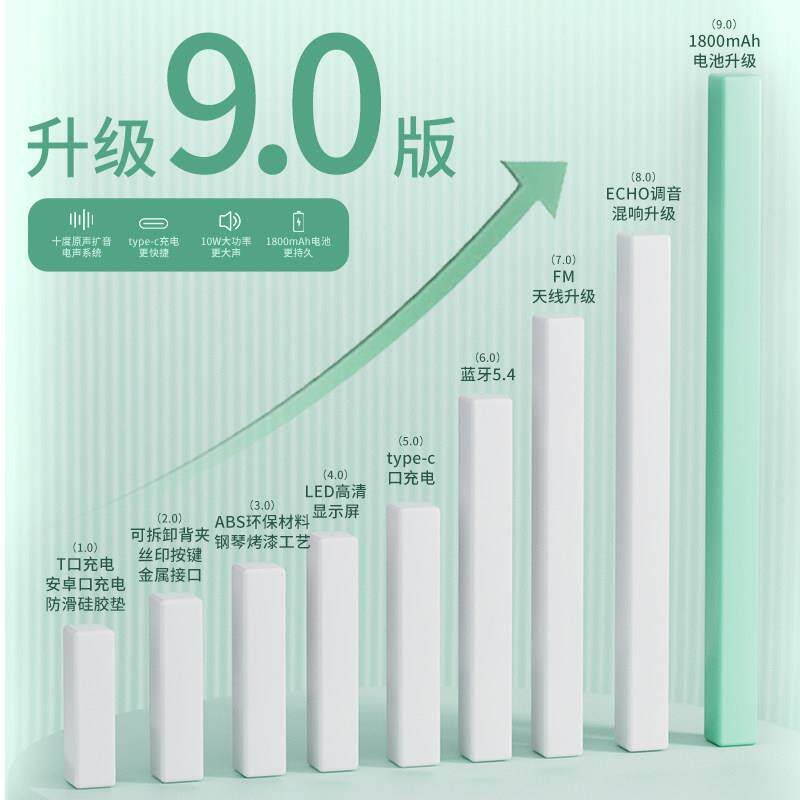 十度S358小蜜蜂教师专用扩音器上课无线 线耳麦克风户外摆摊叫卖