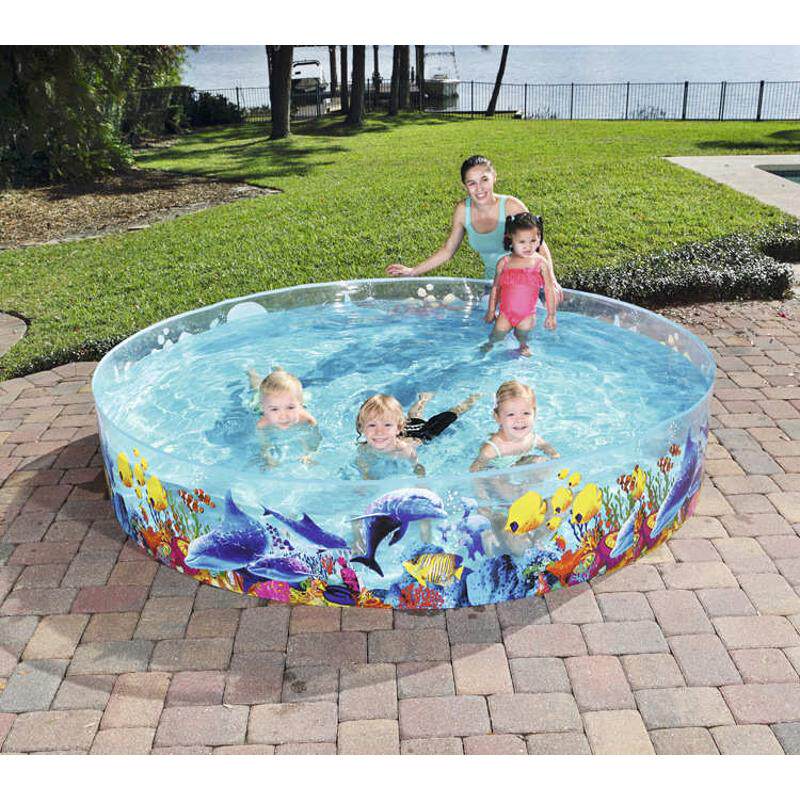 Bestway55030硬胶水池透明海洋动物戏水池鱼池免充气摆摊钓鱼水池,运动/瑜伽/健身/球迷用品,游泳池,淘宝优惠券,粉丝福利购,淘宝优惠卷