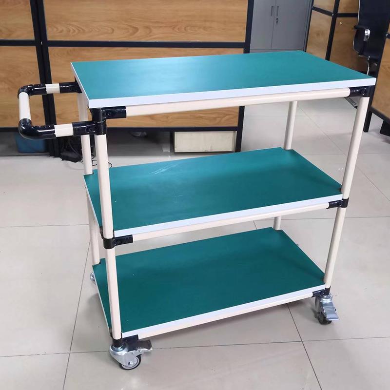 厂家多工直销 防动静电周转车具箱手推车物料架功能多层移小推车