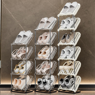 简易鞋架鞋子收纳神器用门口出租房多层超窄小窄放鞋柜鞋托双层