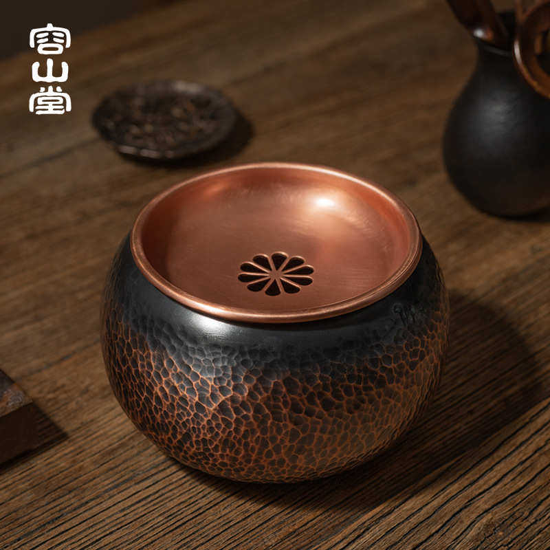 茶茶盘壶储水山堂桶大手工建水小号 容功夫茶渣 配件洗茶具承纯铜,餐饮具,茶具礼盒,淘宝优惠券,粉丝福利购,淘宝优惠卷
