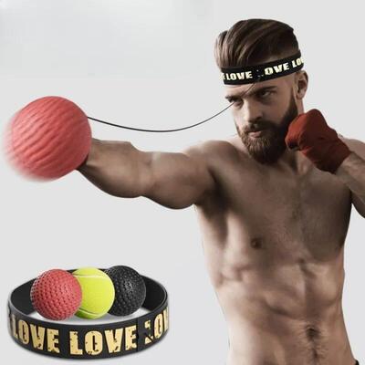 Punching Ball Boxing Reflex Ball with Head-mounted Fighting