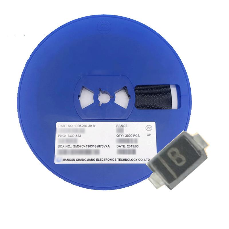 RB520-30丝印BSOSD-5230846603塑封3/盘肖K特基二极管原装长电
