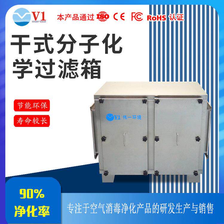 伟一干式分子化学过滤箱动物实验室脱臭净化活性炭净化除味低噪