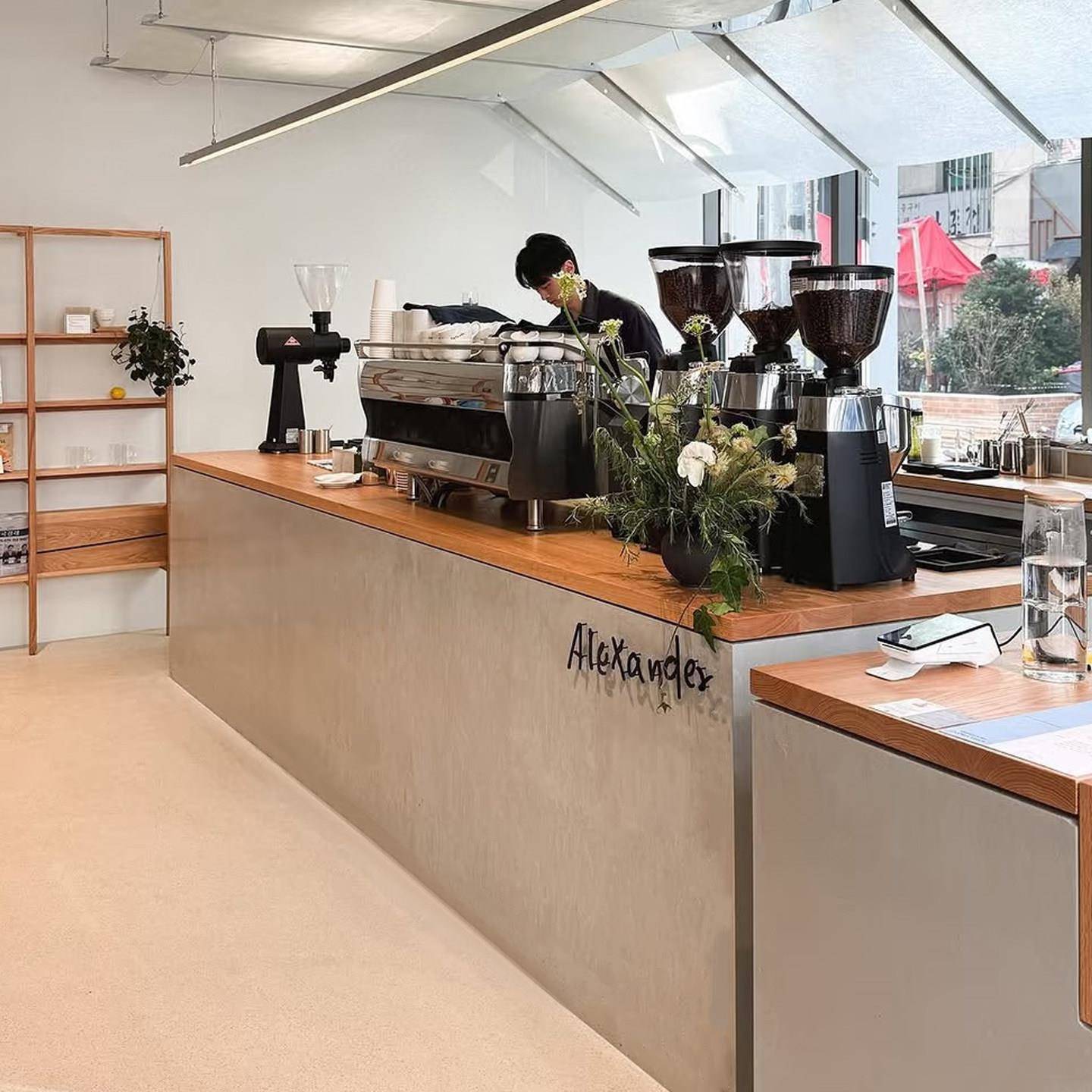 定制转角工业风奶茶酒店咖啡厅吧台收银柜台餐饮茶馆烧烤前台接待