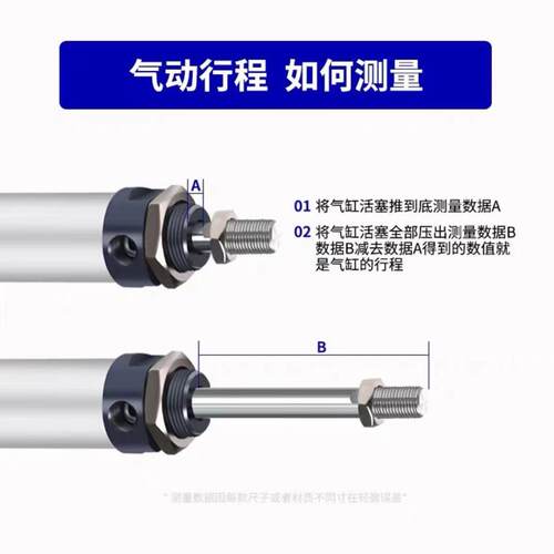 MAL铝合金迷你气缸小型气缸16/20/25/32/40*25X50X75X100