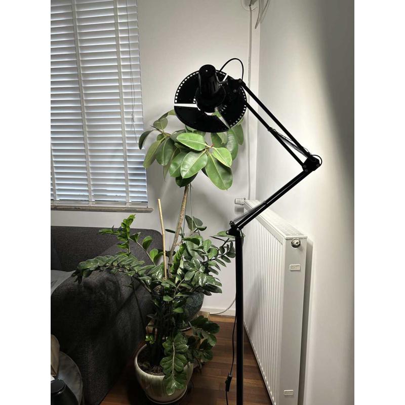 植物生长补光灯落地灯架支架长臂折叠可伸缩落地灯立式台灯灯架子