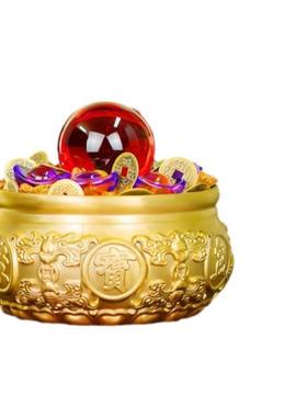 九紫离火聚宝盆摆件聚宝盆碗客厅店铺装饰工艺品开业礼品厂家