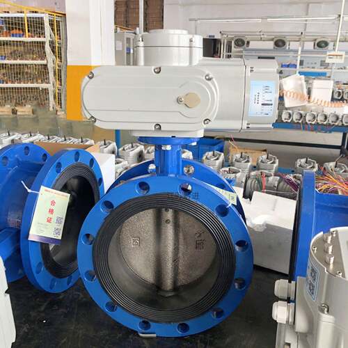 物联网电动蝶阀D971X-16CDN100球墨铸铁4GDTU无线控制
