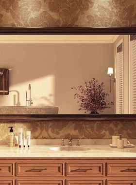 厕法式复古风轻奢FXR镜子壁挂式墙卫化生间所浴室镜卧室洗漱台挂