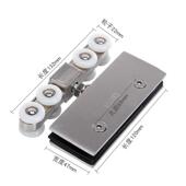 固特玻璃门吊轮吊滑淋浴房室内隔断无框玻璃移门吊轮五金