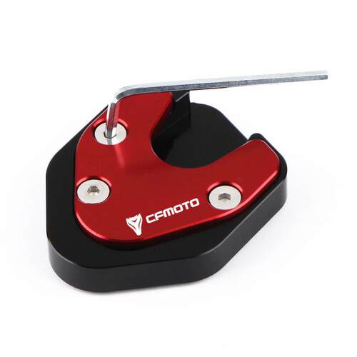适用春风250SR NK250 CF250-6 改装边撑加大座 侧撑防滑垫配件