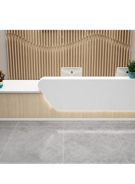 公司大理台前培训机构仿烤漆XD_KfQ2J石接待台