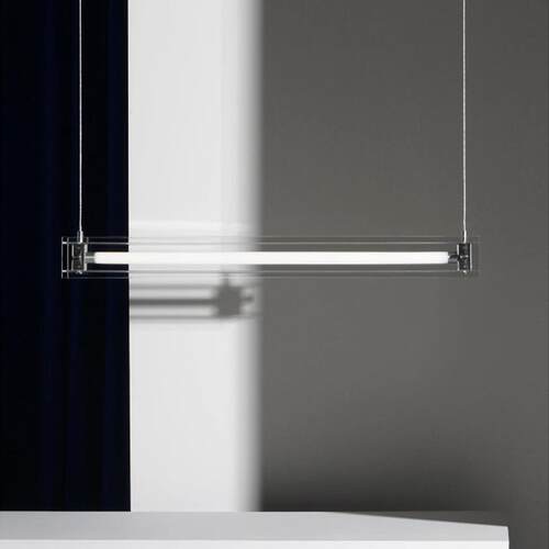 [折扣价】马扎吊灯一字型餐厅吊灯极简设计师样板房办公前台长条