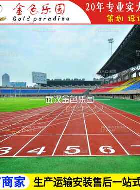 STPD-2209学校运动操场塑胶跑道全透气型跑道塑胶跑道施工图