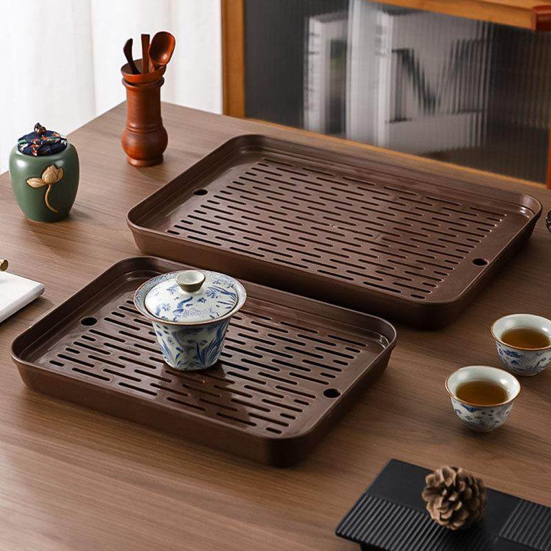 新中式长方形沥水盘客厅杯子架水杯托 讬盘家用茶盘厨房碗筷置物,餐饮具,盘,淘宝优惠券,粉丝福利购,淘宝优惠卷