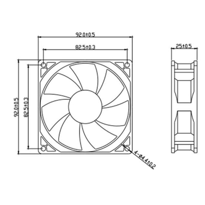 全新台达 9025 AFB0924VH DC24V 0.40A 9cm/厘米变频器散热风扇.