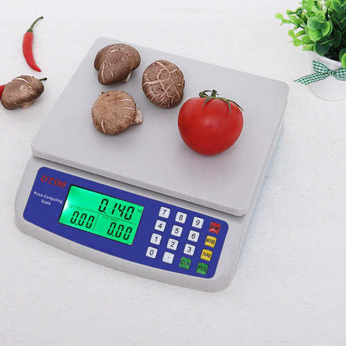 外贸款电子秤计价计数称30KG小型台秤水果家用卖菜秤SCALE580